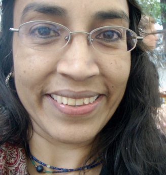 Parveen: A 'selfie' she took in Stockholm, 2008. Photo: courtesy Arif Pervaiz.